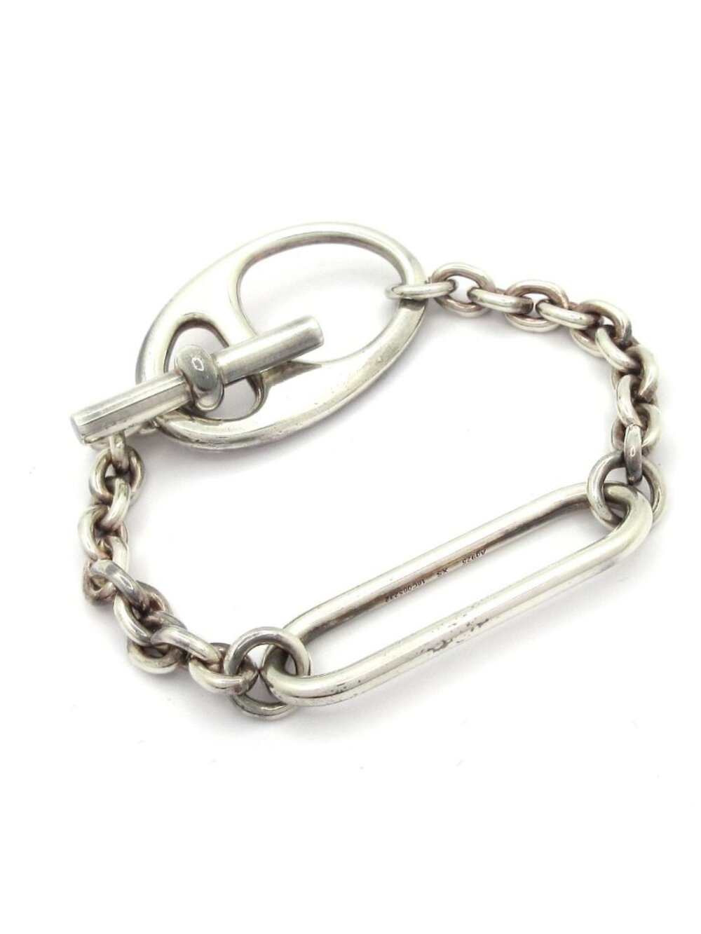 Hermes Bracelet Chaine D'ancre Twist Silver XS